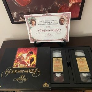 1989, 50th Anniversary Edition of Gone With The Wind on VHS.